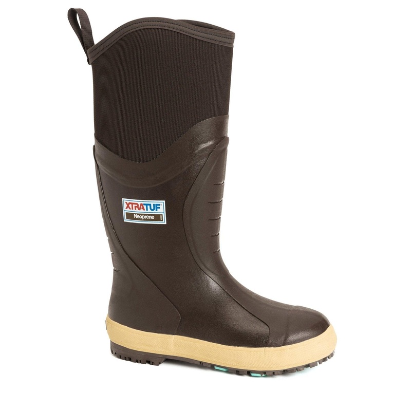 Xtratuf Men’s Swingsaw Glaciertrek Pro 15″ Legacy Boots Brown Green 8