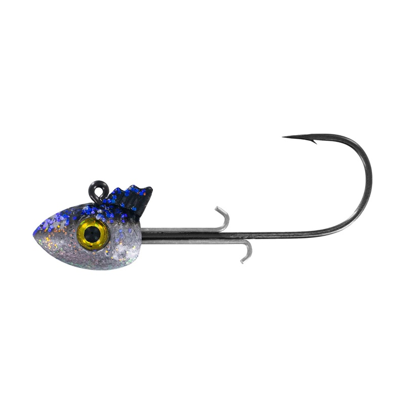 Big Bite Baits Tru-X Swimmer Heads 1/4 oz (3 Pk) Bare Shad
