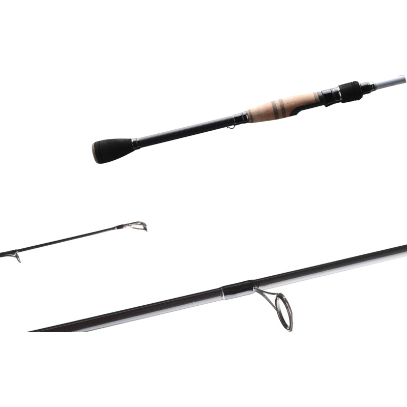 Duckett Fishing Black Ice Series Spinning Rods 6 feet 8 inches – Medium-Heavy – Fast