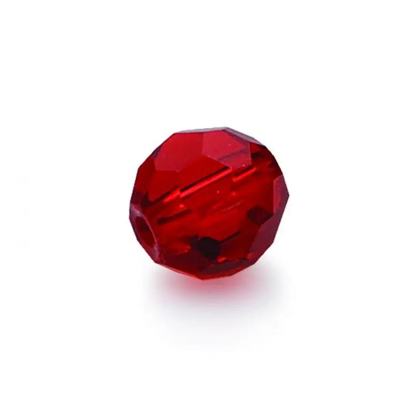 EAGLE CLAW GLASS BEADS RED 10mm (10pk)