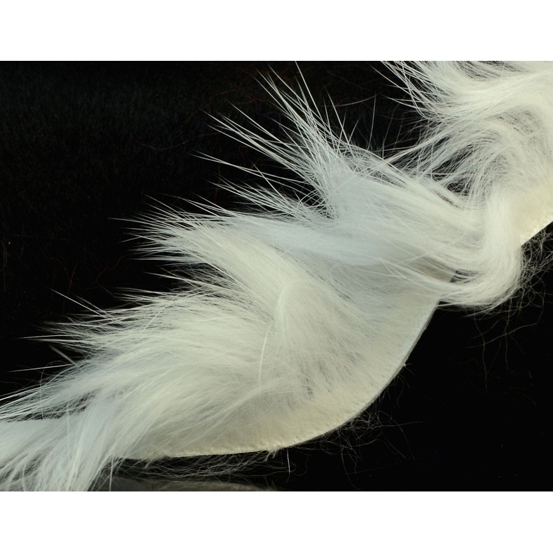 Hareline Magnum Cut Rabbit Hide Black
