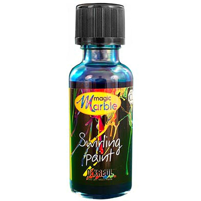 Magic Marble Swirling Paints Black