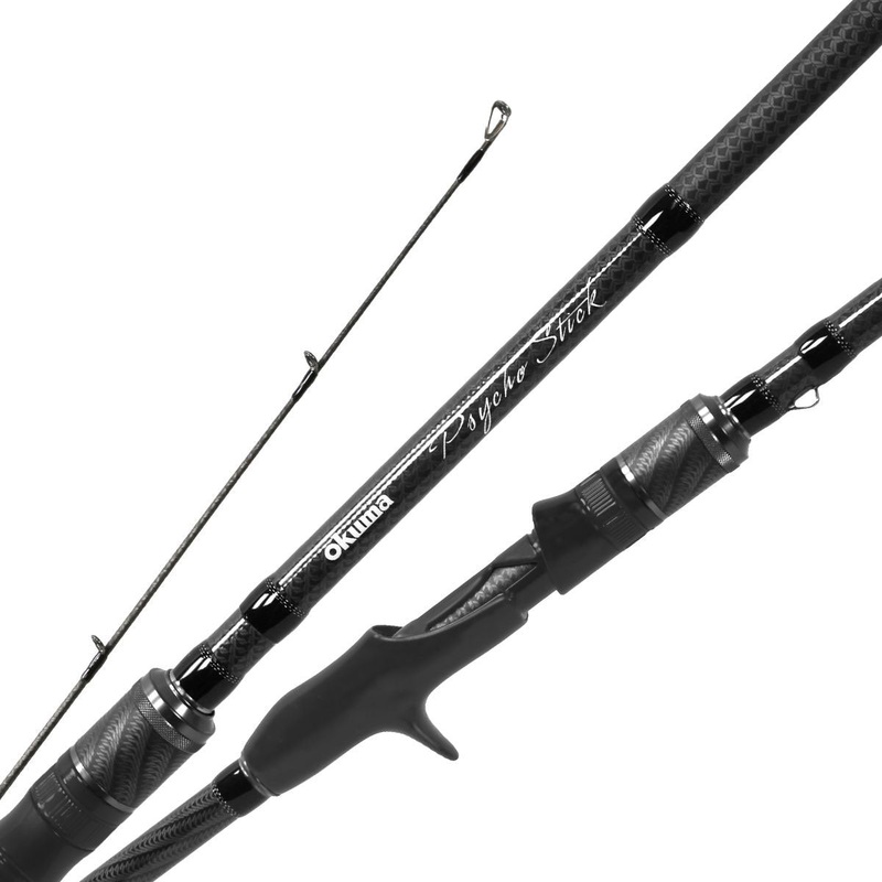 Okuma PSY-C-721H Psycho Stick Casting Rod 46 Ton Carbon 7’2″