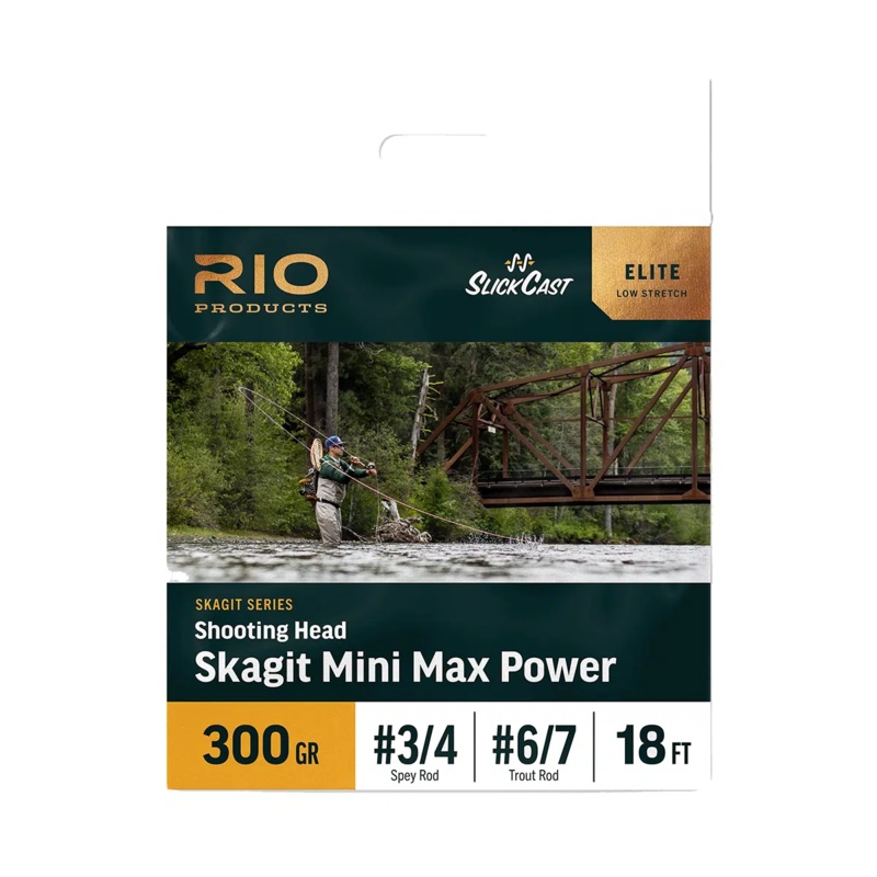 Rio Elite Skagit Mini Max SHD Fly Line 200GR Salmon / Blue