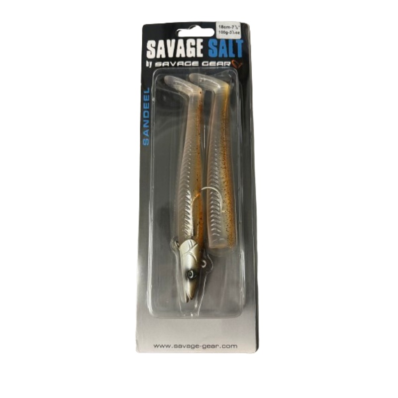 Savage Gear Savage Salt Sandeel 180, Green Eye 7 1/2″, 3 1/2oz