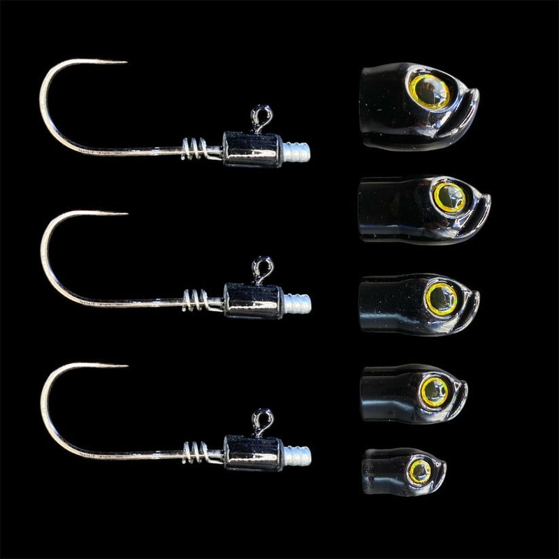 Stack Tackle Screwy Head Jigs 3/0 Hook White