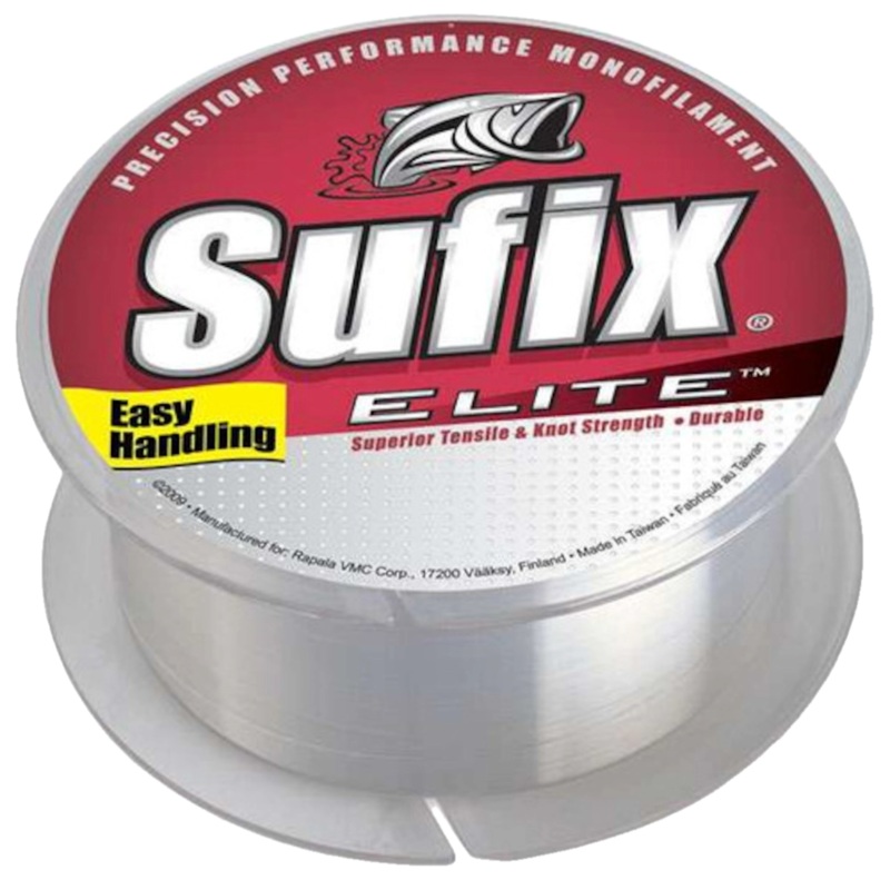 Sufix Elite Monofiliment Fishing Line 12lb Test, 330 yd