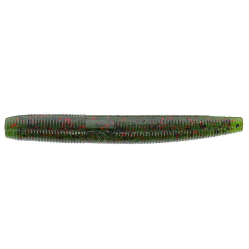 Yamamoto Fat Senko Worm, 3″, 10pk, Watermelon/Black/Red
