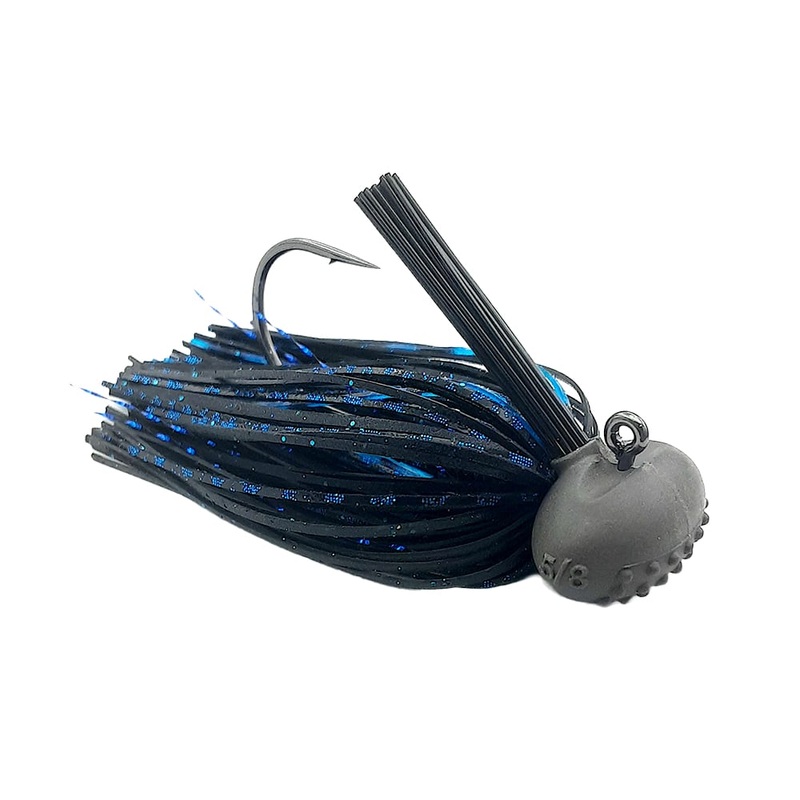 Beast Coast Tungsten Compound Baby Dozer Football Jig 7/16 oz Bruised