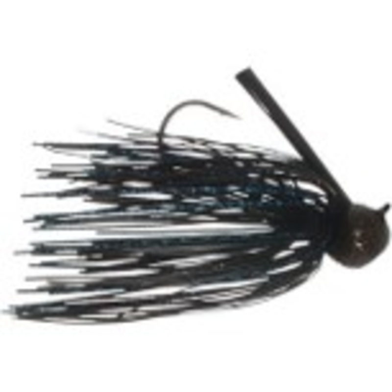 BUCKEYE LURES FOOTBALL JIG Black Blue 1/2 oz