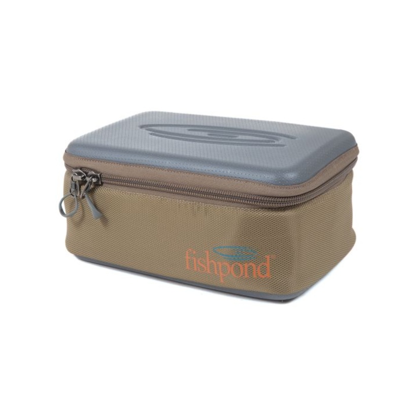 Fishpond Ripple Reel Case – Large Sand / Saddle Brown
