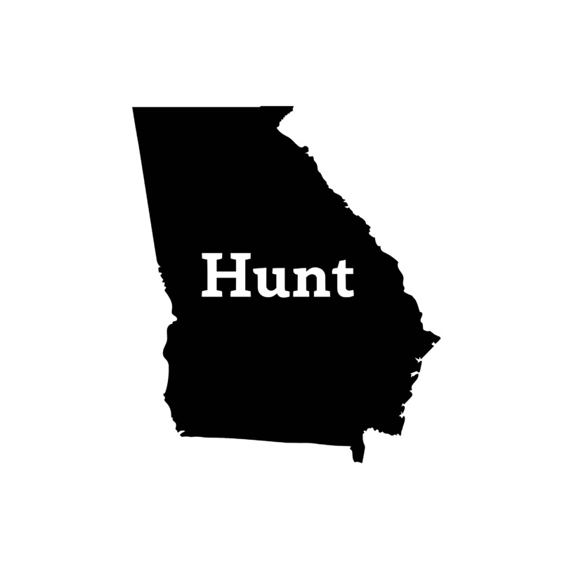 Hunt Georgia Decal