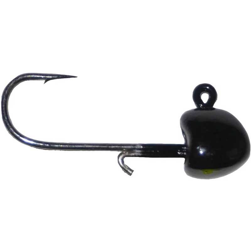 Mule Fishing Workhorse Jig Heads Black 1/16 oz