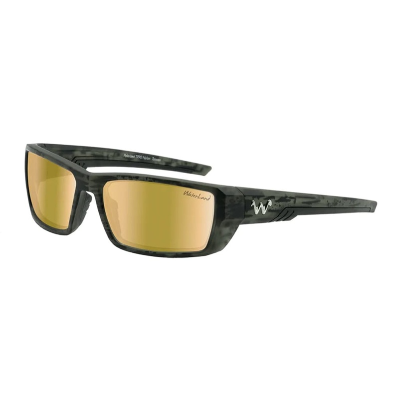 WaterLand Ashor Sunglasses Ops Camo Green Mirror Copper Base Polycarbonate