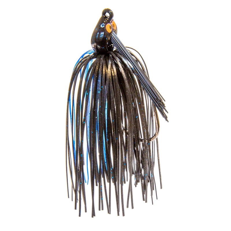 Z-Man CrossEyeZ Snakehead Swim Jig Black/Blue 1/4 oz