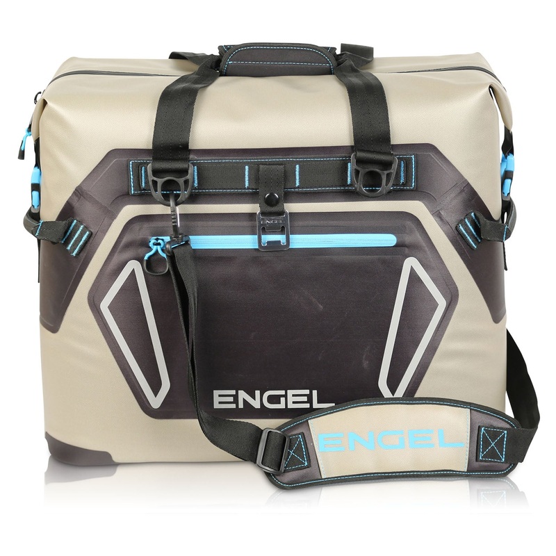 Engel HD20 Waterproof Soft Sided Cooler Tan / Blue