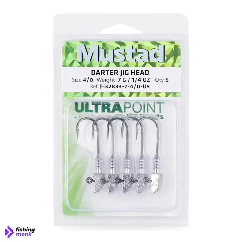 Mustad Darter Jig Head | 2/0 – 7/0 2/0 10.5g