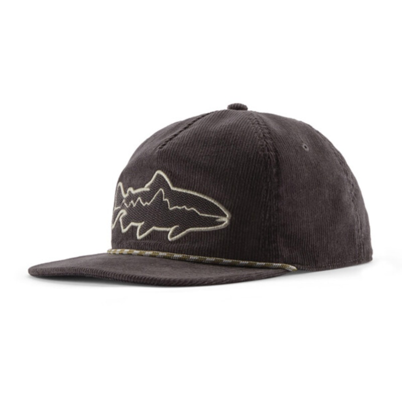 Patagonia Fly Catcher Hat – Fitz Roy Trout: Ink Black
