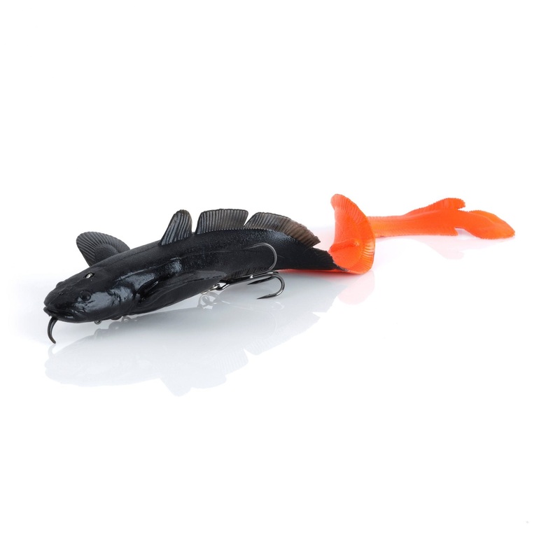 Savage Gear 3D Burbot Black/Orange 14 in