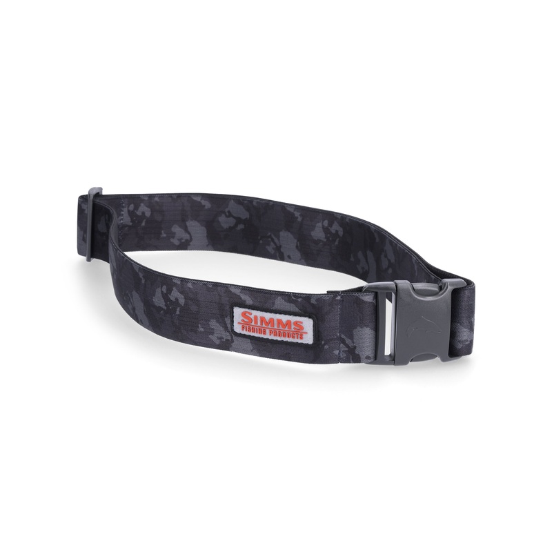 Simms Wading Belt – 2 Inch Regiment Camo Carbon 2 Inch – 50MM