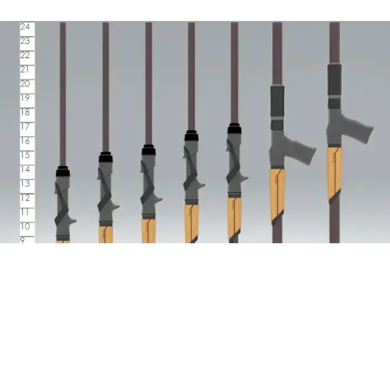 St. Croix Mojo Bass Trigon Casting Rod – 7’4″ Heavy Fast JOC74HF