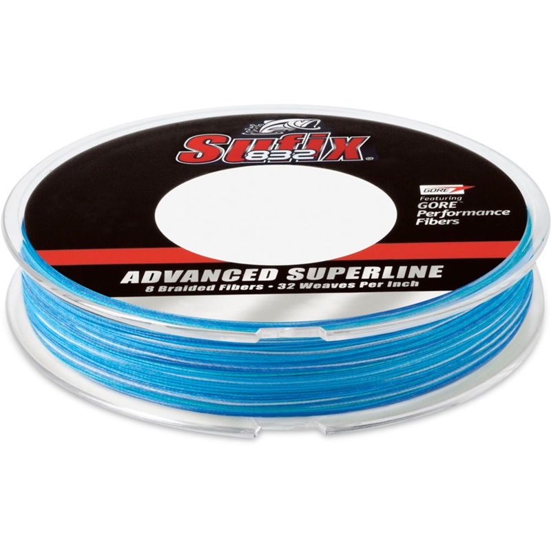 Sufix 832 Advanced Superline Coastal Camo Braided Line – 300 Yard Filler Spool Coastal Camo 6 lb test – 300 yards