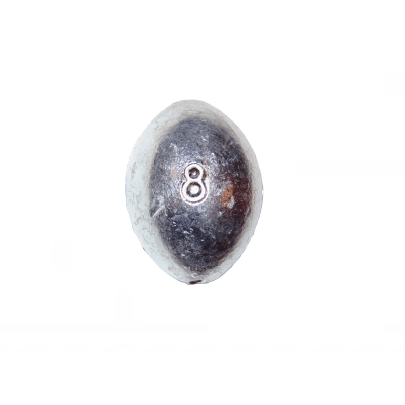 8oz Egg Sinker (Large 3/16′ Hole) 1