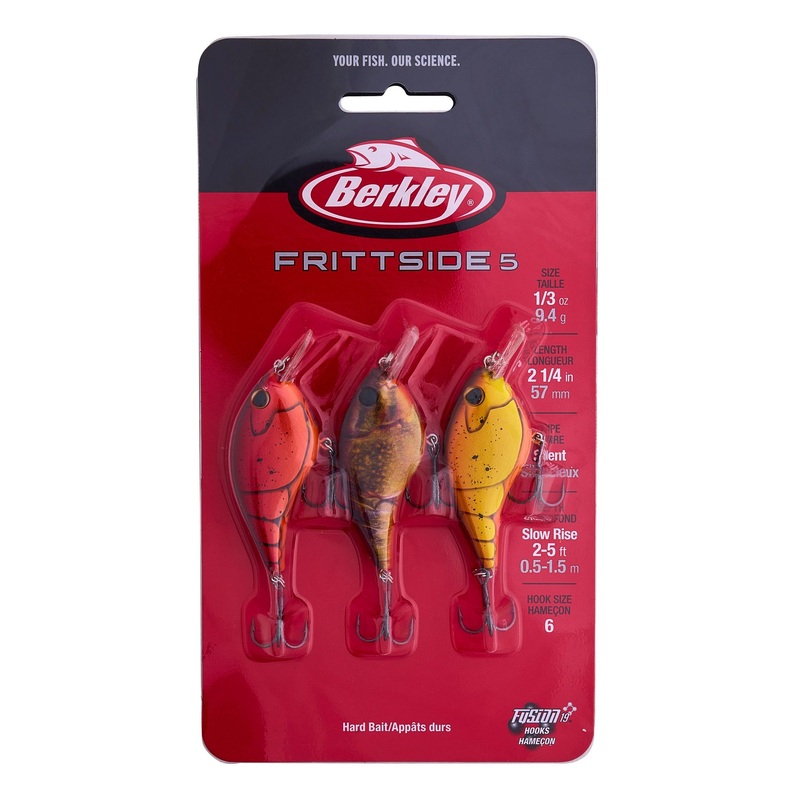 Berkley Frittside5 3 Pack Kit Shad Assortment