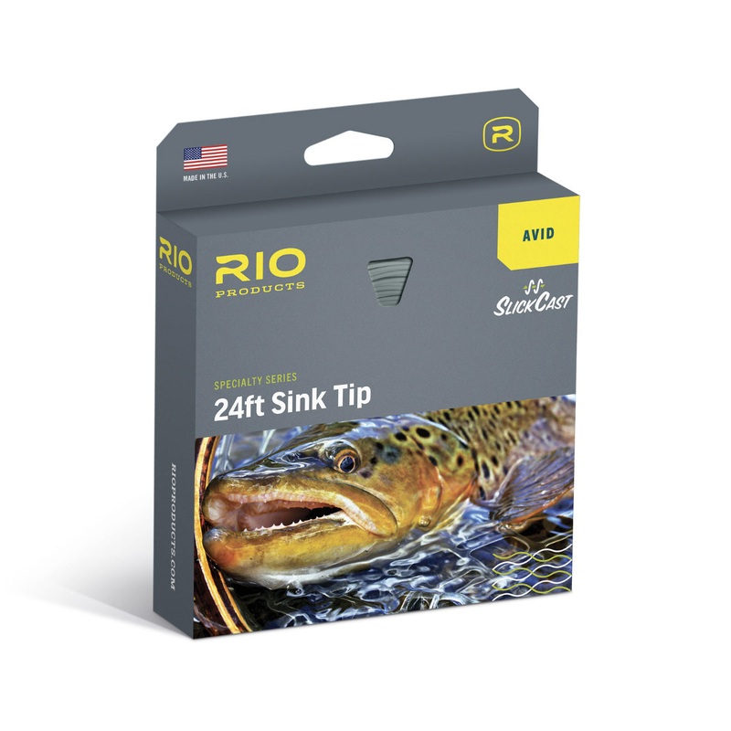 Rio Avid 24FT Sink Tip Fly Line 5/6 wt 150 Grain Black / Gold