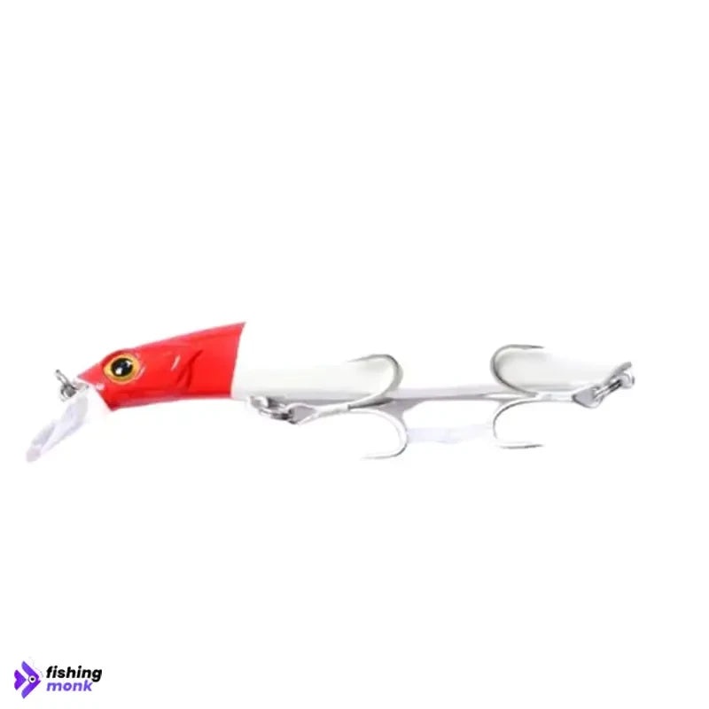 Lucana Skinny Sinker Hard Lure | 105mm | 18.5g Red Head Milk