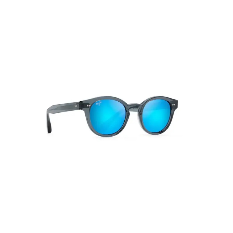 MAUI JIM JOY RIDE POLARIZED SUNGLASSES TRANSLUCENT DOVE GREY BLUE HAWAII