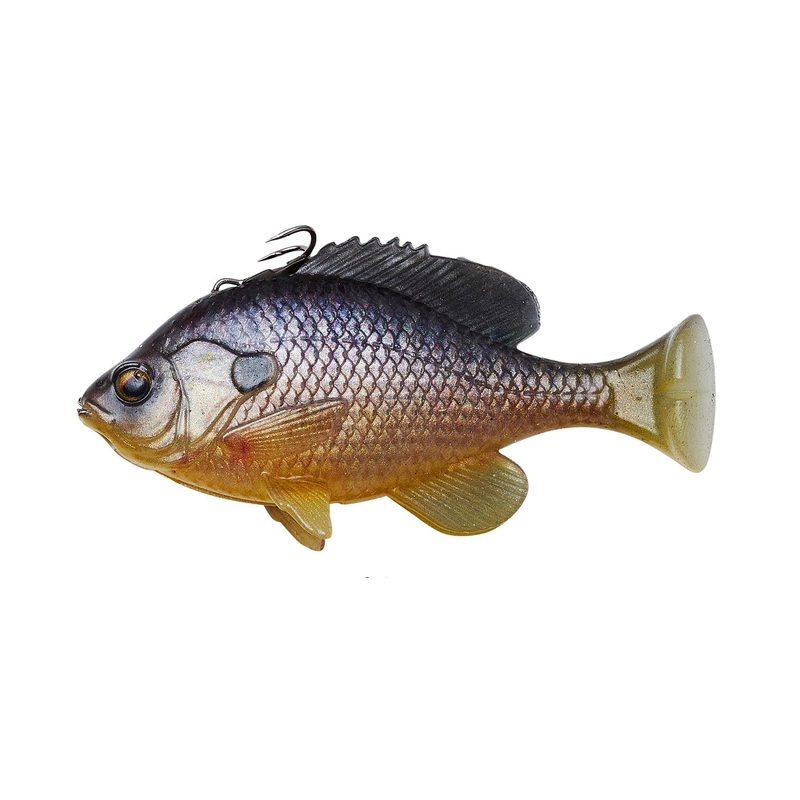 Savage Gear 3D Pulse Tail Bluegill Line Thru Gold Gill 3oz