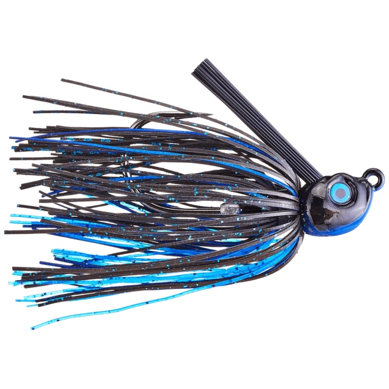 CALIFORNIA SWIM JIG 1/2OZ BLACK & BLUE