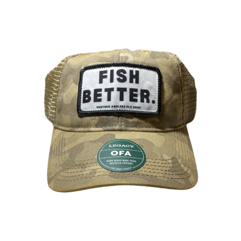 Fish Better – Western Anglers – Hat – Desert Field Camo Desert Camo