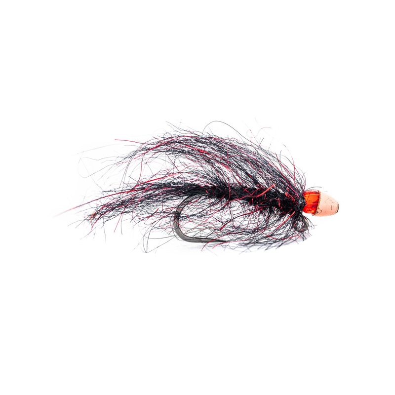 Montana Fly Company Chan’s Balanced Ruby Eyed Leech – Black/Red (3-Pack) 10