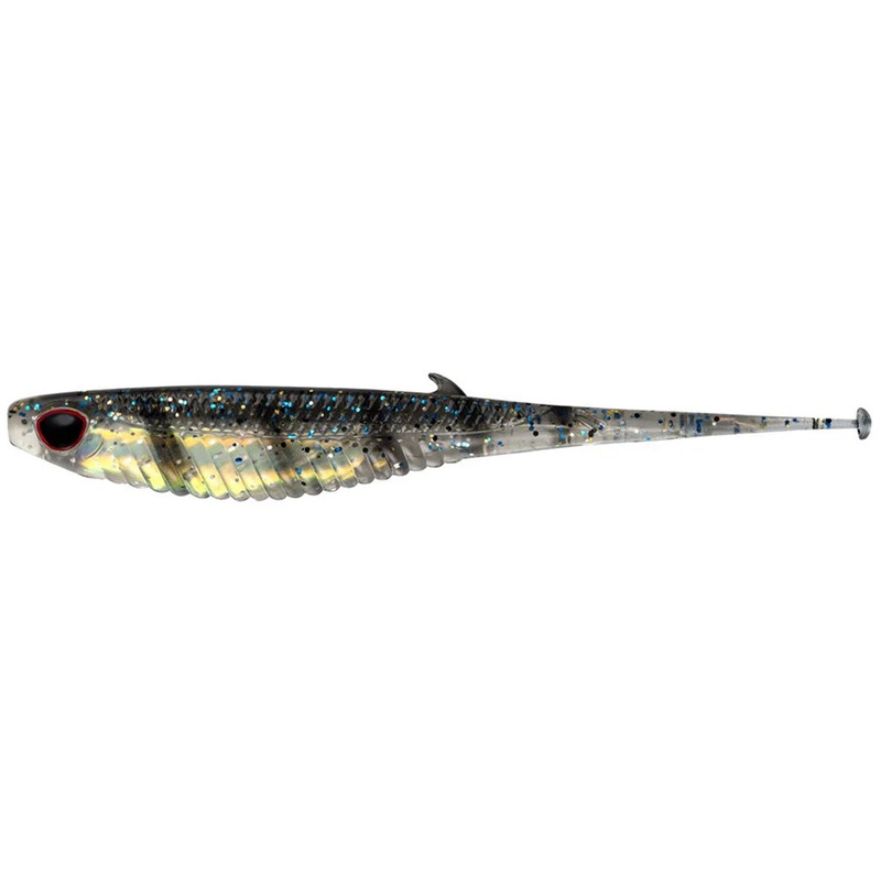 Nomad Design Freshwater Live-Ops Wingman w/Mirage-X Foil- 5.25 Inch Arkansas Shiner 5.25 inch – 4 pack
