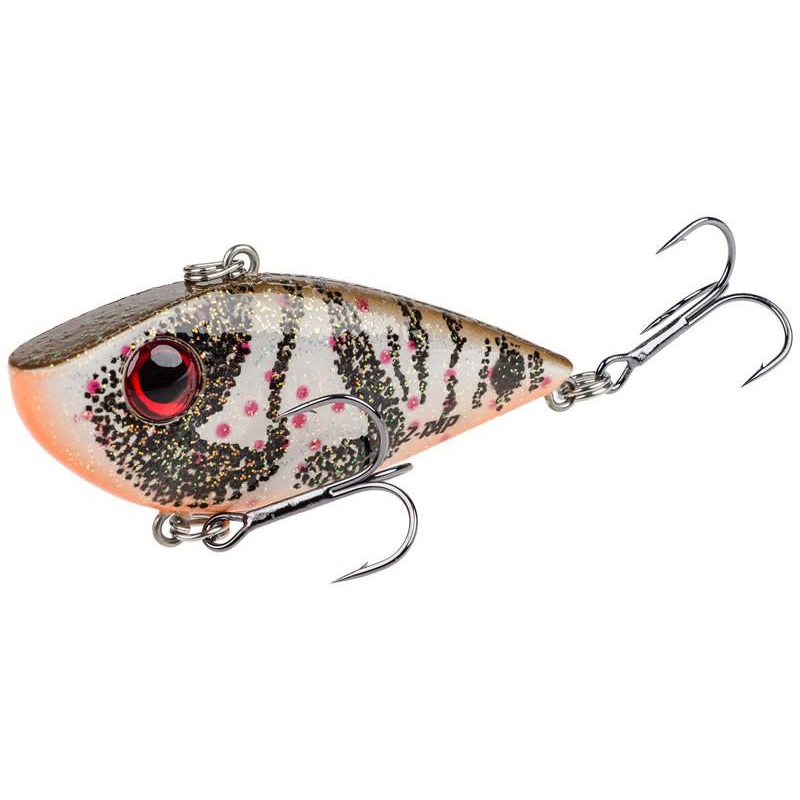 Strike King Red Eyed Shad Tungsten 2 Tap Lipless Crankbait – 2.5 Inch Albino Craw