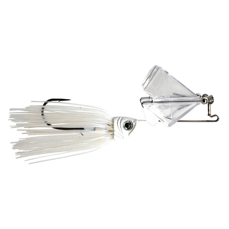 1st Gen Fishing Introvert Double Clacker Plastic Buzzbait Black 1/2 oz