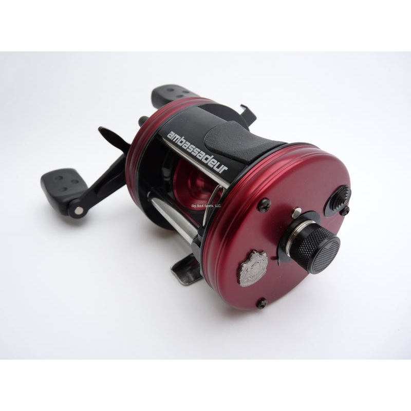 Abu Garcia Ambassadeur 6500 Pro Rocket Plus Reel, BRS Excl, 2+1 BB, 6.3:1 Ratio (3-Colors) Black Cherry