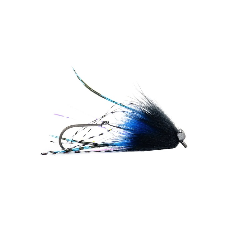 Aqua Flies Brett’s Klamath Intruder – Black / Blue (3-Pack) 4 Black / Blue