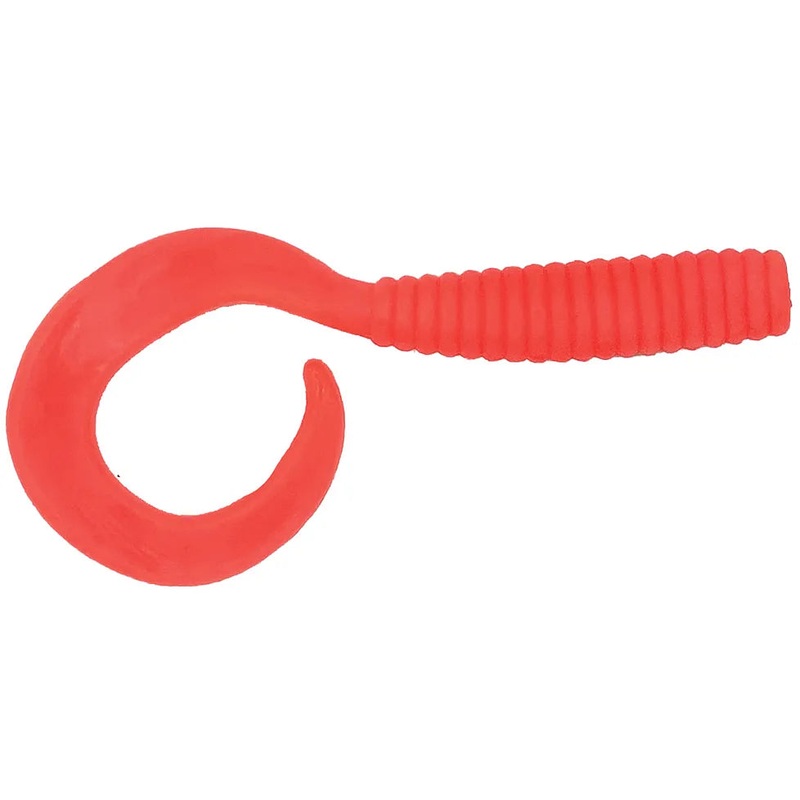 Fishbites 6″ Curly tail grub-Cheapshot (orange)