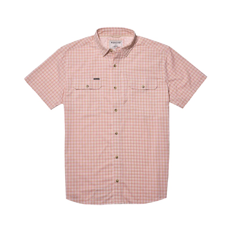 Poncho M’s The Mud Bug Regular Crawfish Red Plaid S