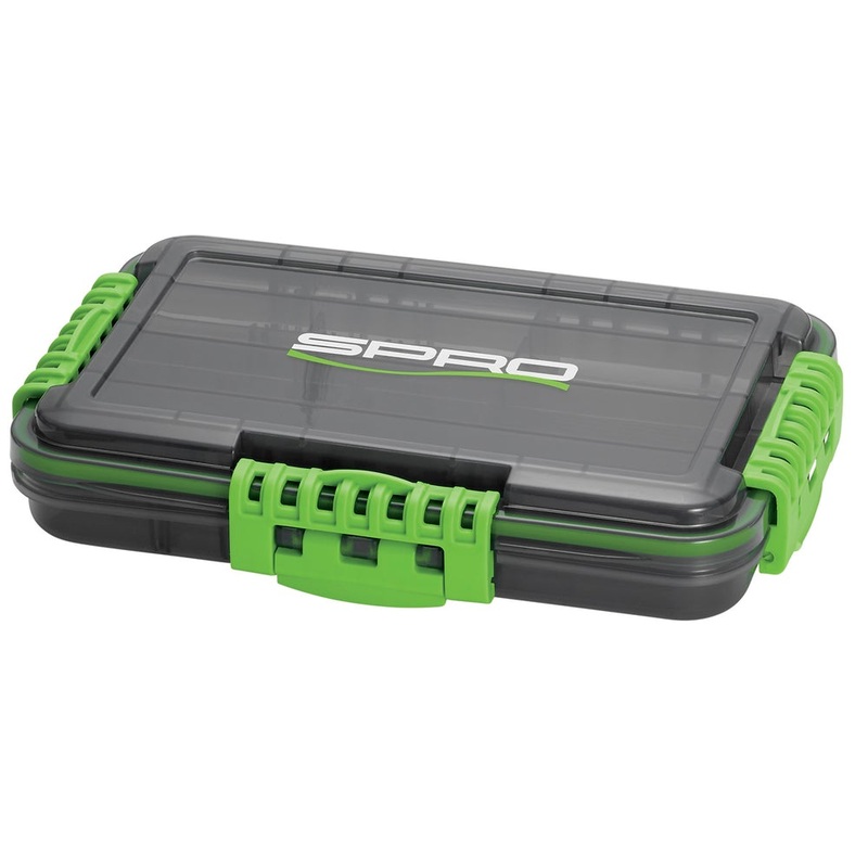SPRO 3500 Waterproof Tackle Box SPRO WP Box 3500 Black/Green Tackle Box