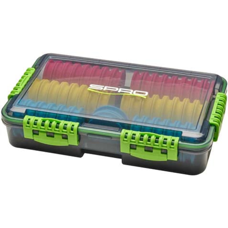 SPRO 3700D Deep Waterproof Rigging Box SPRO WP Box 3700D Black/Green Rigging Box