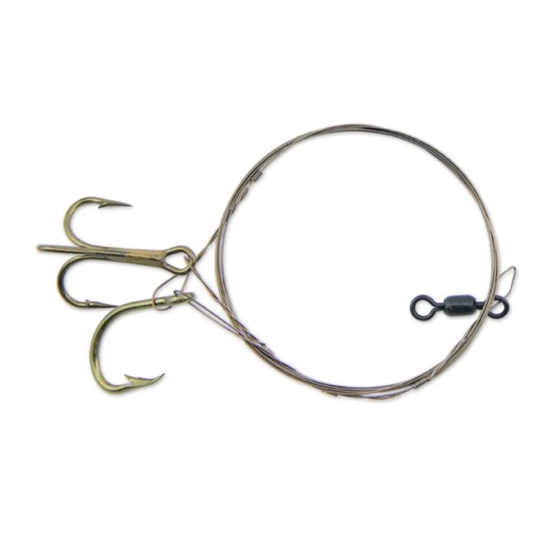 C&H LURES LIVE BAIT RIG SINGLE & TREBLE HOOK 1/0 SINGLE & #4 TREBLE