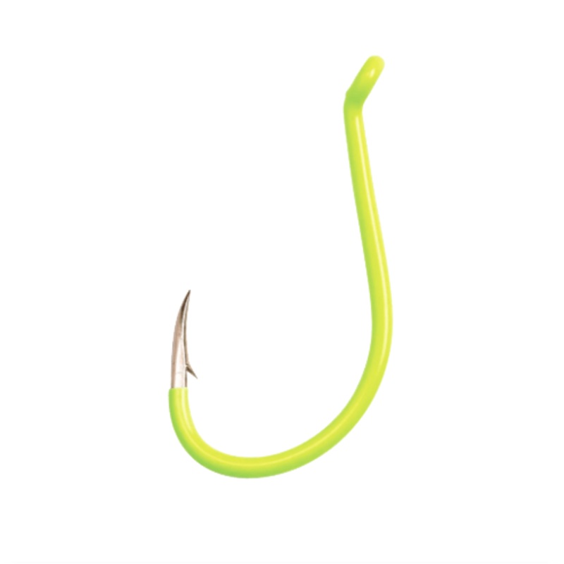 EAGLE CLAW LAZER OCTOPUS HOOK 25PK – CHARTREUSE SIZE 2