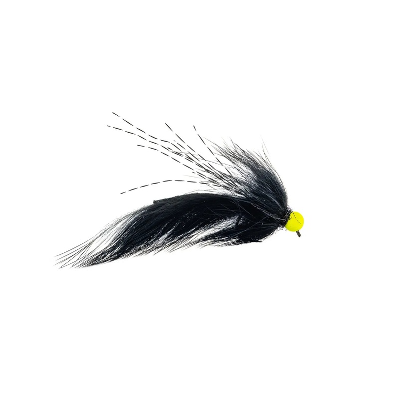 Fulling Mill Tungsten Hot Head Jig Zonker – Black (3-Pack) 12 / 4.6mm