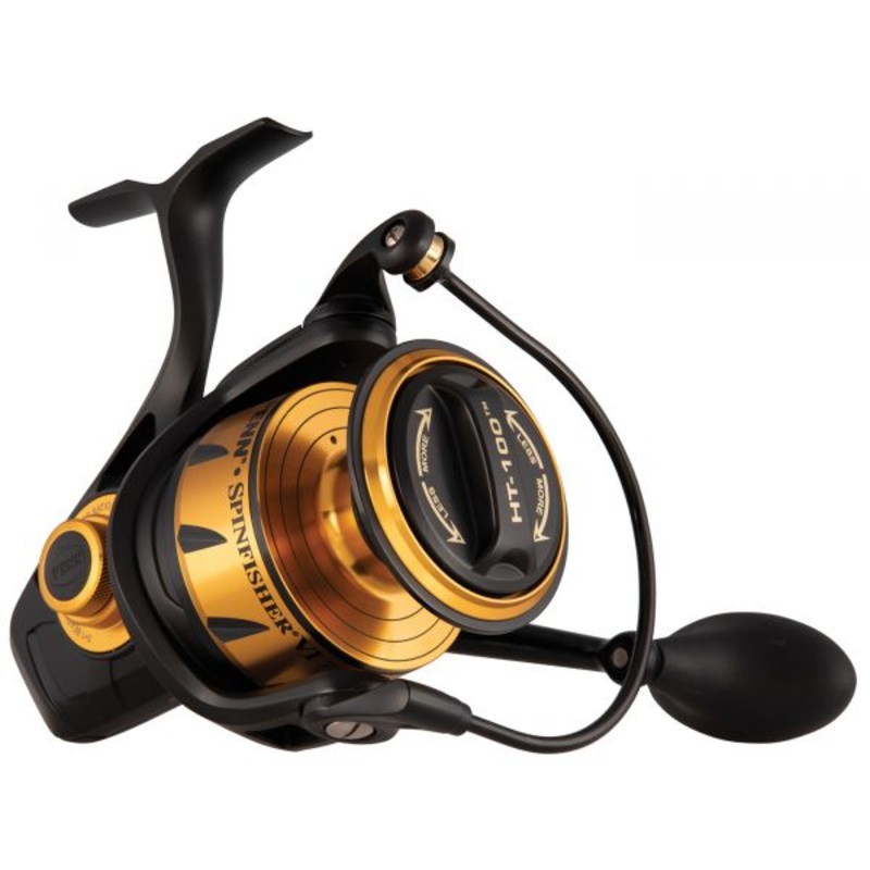 Penn Spinfisher VI Spinning Fishing Reels, CNC Gears, HT100 Drag, IPX5 Sealed Body SSVI2500