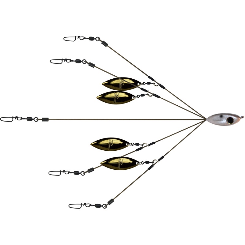Picasso Bait Ball Original Shad – Gold Blade 8″