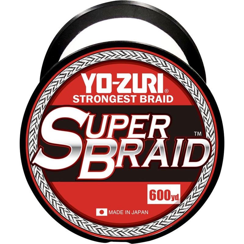 Yo-Zuri SuperBraid White – 600 Yard Spool White 20 LB